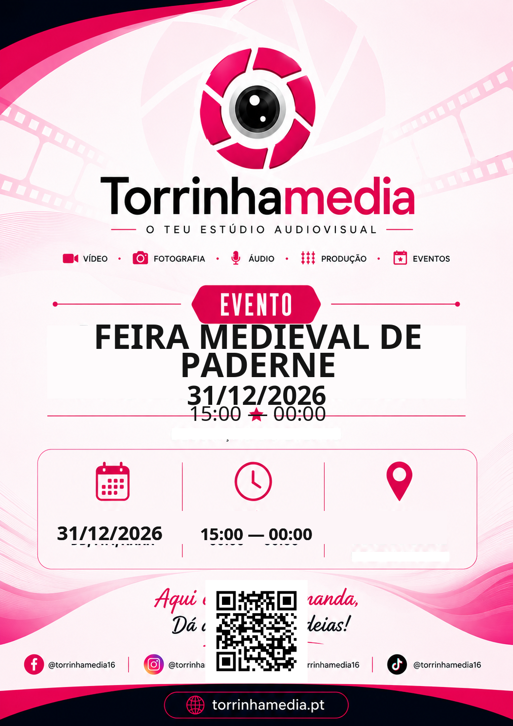 Cartaz de Feira Medieval de Paderne