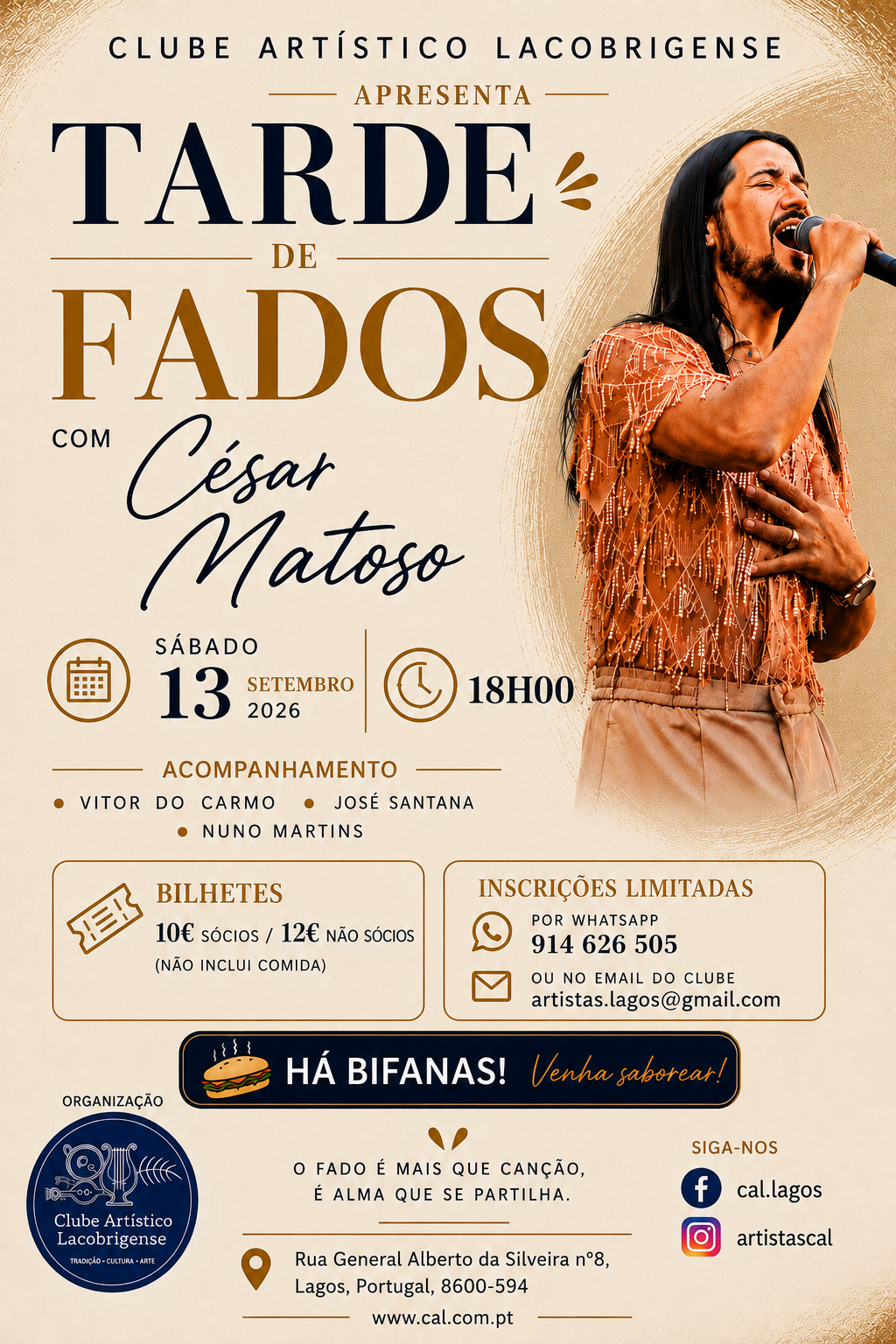 Tarde de Fados com César Matoso
