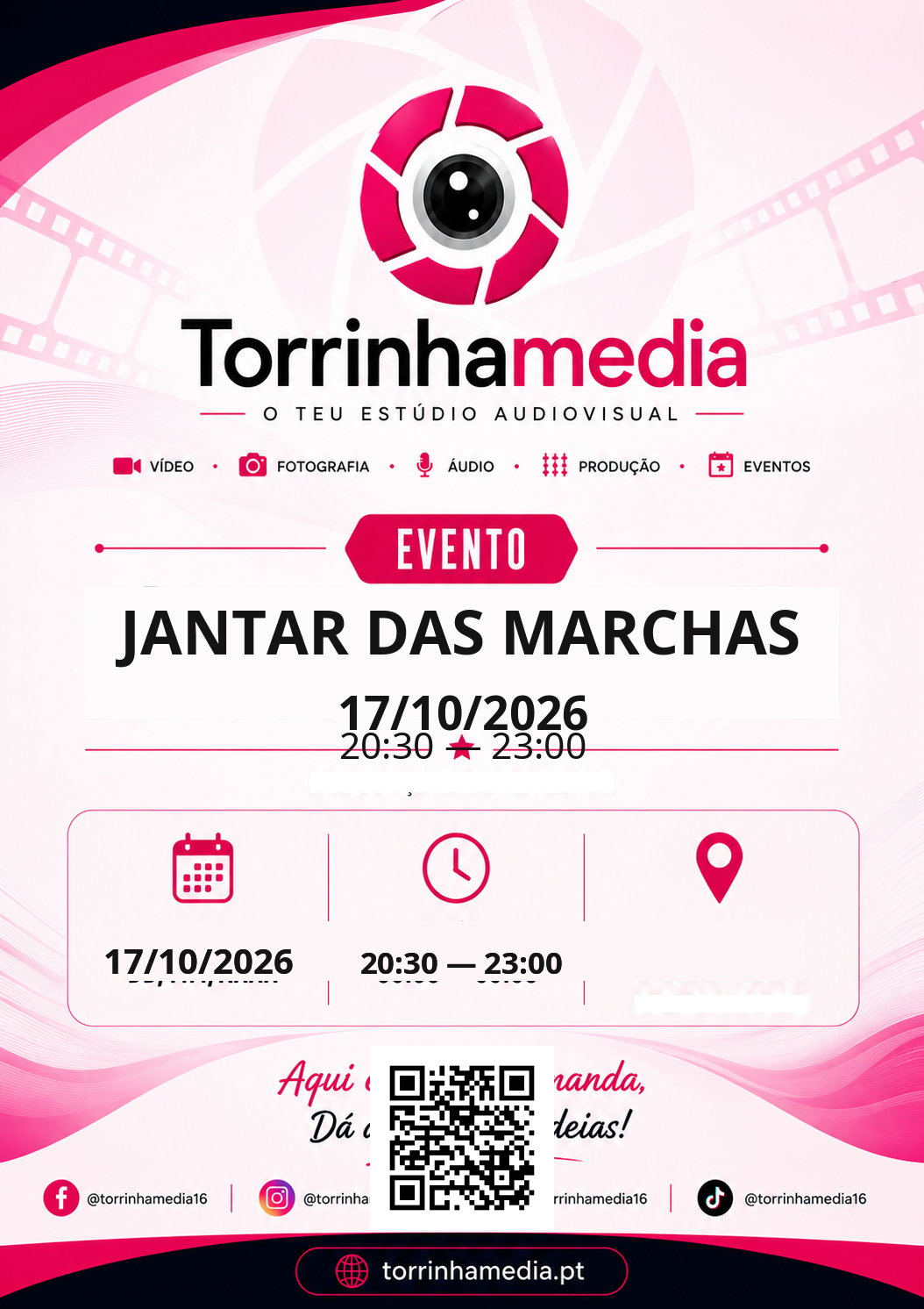 Cartaz de Jantar das marchas